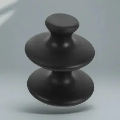 2 pz Pietra Naturale Strumento di Massaggio A Forma di Fungo Raschietto Per Il Braccio Posteriore Gamba Sollievo Dal Dolore Pietra Massaggiatore Terapia dei Tessuti Profondi Raschiatura