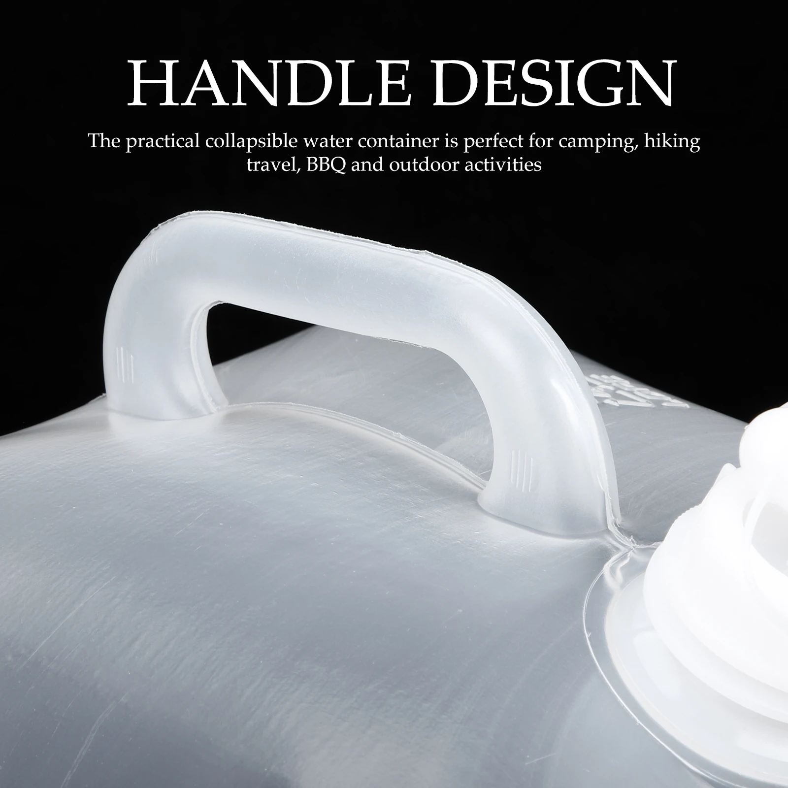 

Portable Water Container 10L Large Capacity Collapsible Bag for Camping Hiking Travel BBQ Outdoor Activities Folding Bucket