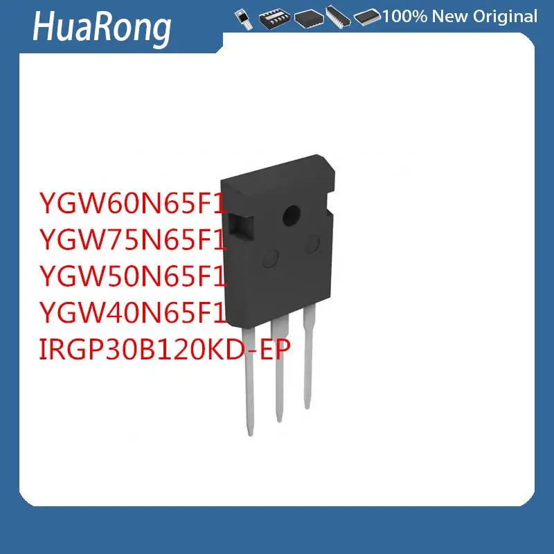 10PCS/LOT     YGW60N65F1   YGW75N65F1   YGW50N65F1   YGW40N65F1  IRGP30B120KD-EP   GP30B120KD-E   GP30B120   30A 1200V   TO-247