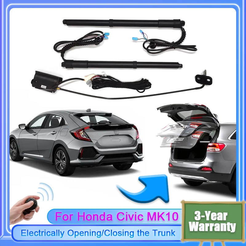 For Honda Civic MK10 FK 2015~2022 Vehicle Electric Tailgate Lift for Trunk Intelligent Opening of Tail gate Soft Close Car Door