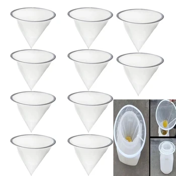 10 Stuks Honing Theepot Bijenteelt Honingbij Filter Mesh Zak Filters Extract Gereedschap Bijenteelt Tool Bijenteelt Filter Mesh