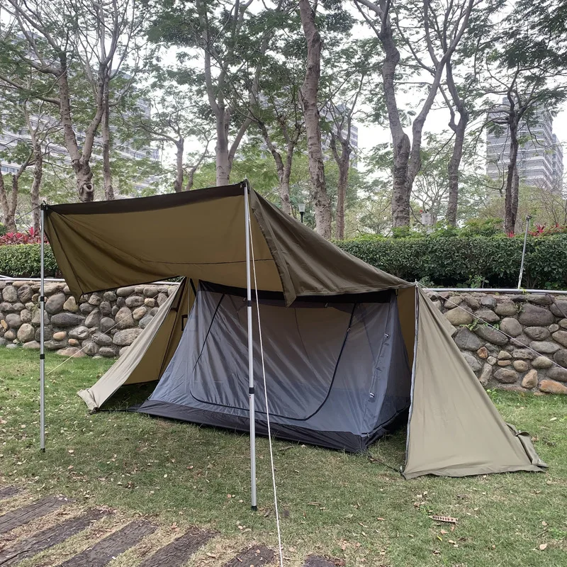

Палатка для кемпинга Camptown: Водонепроницаемый тент-укрытие для летних мероприятий на открытом воздухе, защита от солнца