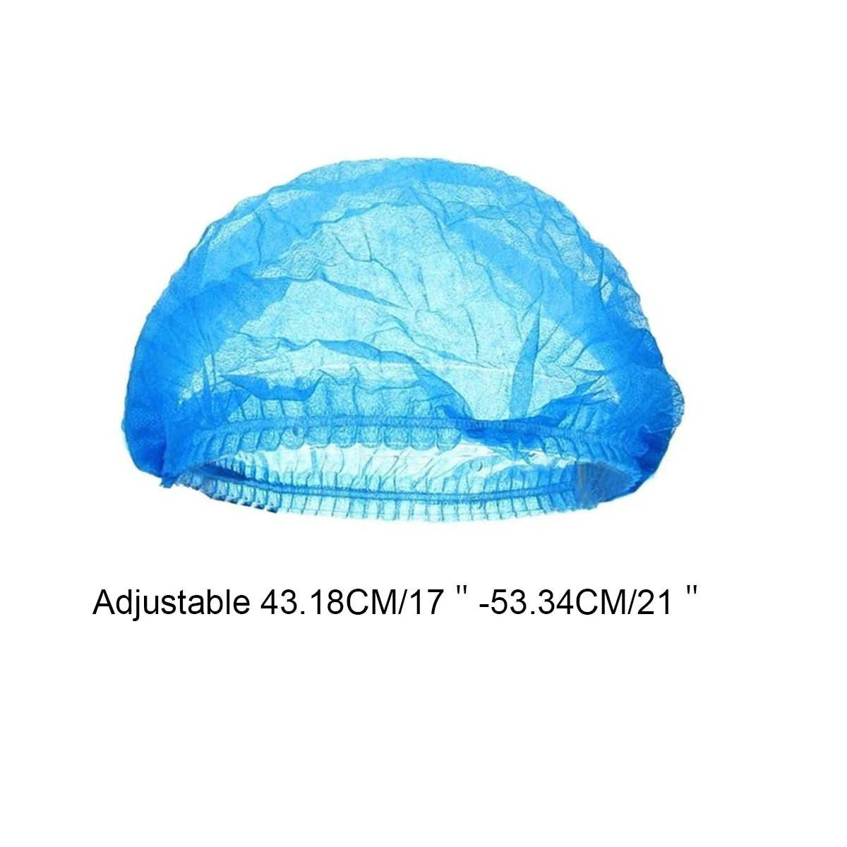 200 PCS Disposable Non-Woven Hair Hat Hotel Workshop Dust Cap Bathing Shower Cap Beauty Accessories