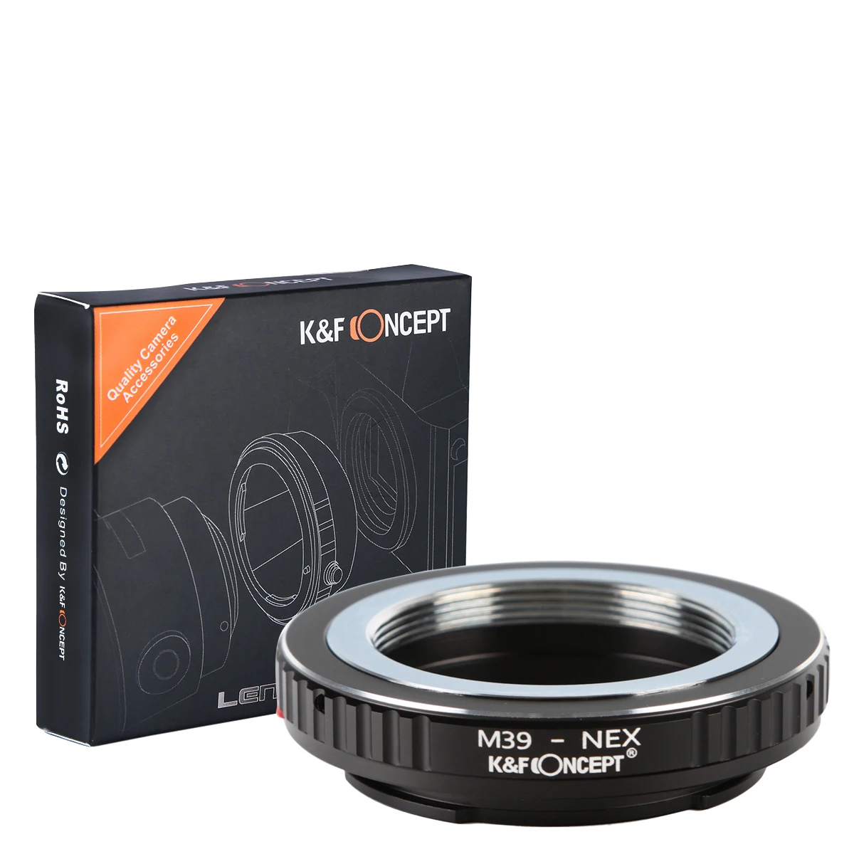 

K&F Concept L39 M39 to E Lens Adapter Leica M39 L39 to Sony E for Sony a5000 a6000 a6400 A7C A7C2 A1 A9 A7S A7R2 A73 A7R4 A7R5