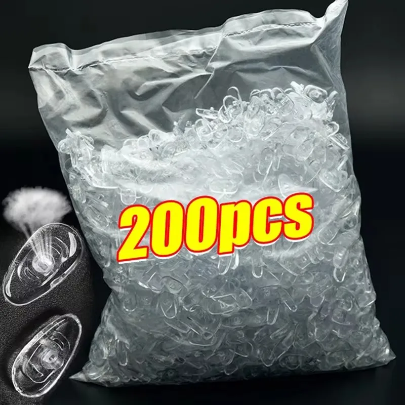 Cámara de aire de silicona para gafas, soporte ovalado transparente para la nariz, almohadillas nasales, soporte anticaída, accesorios de vidrio para gafas de sol, venta al por mayor