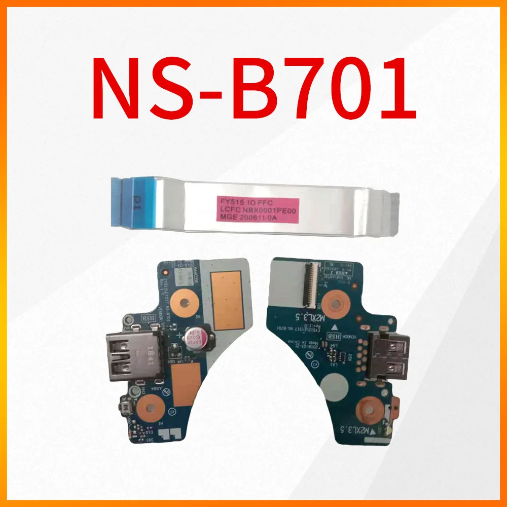 

Original NS-B701 Port Board Suitable For Lenovo Y7000 Y530-15 EY515 EY517 USB Small Board Switch Small Board