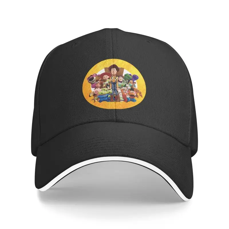 Custom Toy Story Character Baseball Cap for Men Women Adjustable Woody Aliens Dad Hat Sports