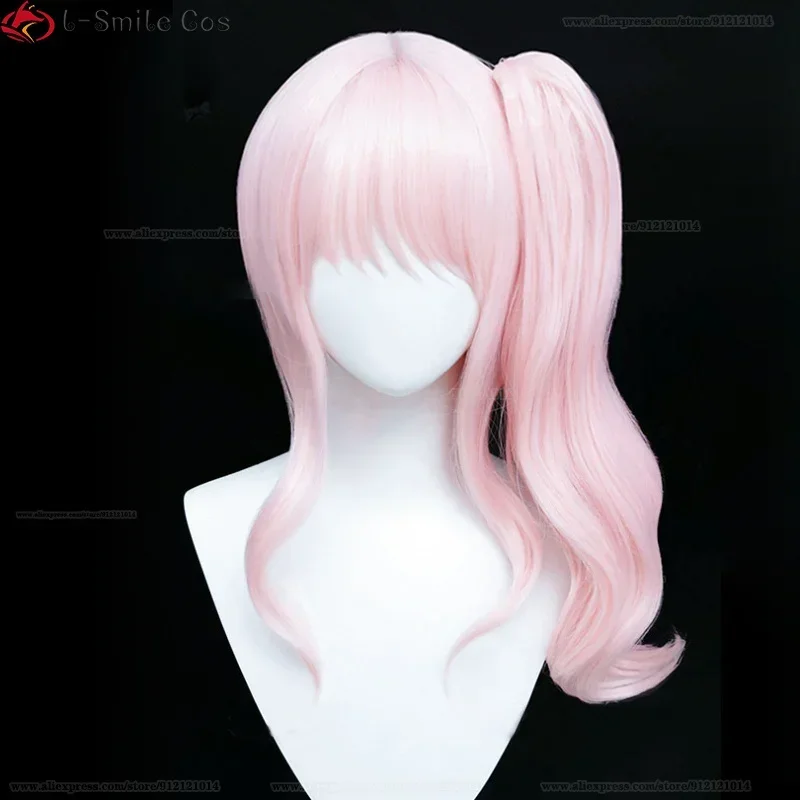 Bear House Akiyama Mizuki Косплей подвиг. Mzk Розовые вьющиеся термостойкие синтетические волосы Парики Amia Парик Cap2025 PPT01..