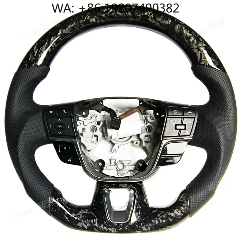 

PU Carbon Fiber Steering Wheel Custom Color Sport For Luxury Off-road Auto Interior Upgrade Part