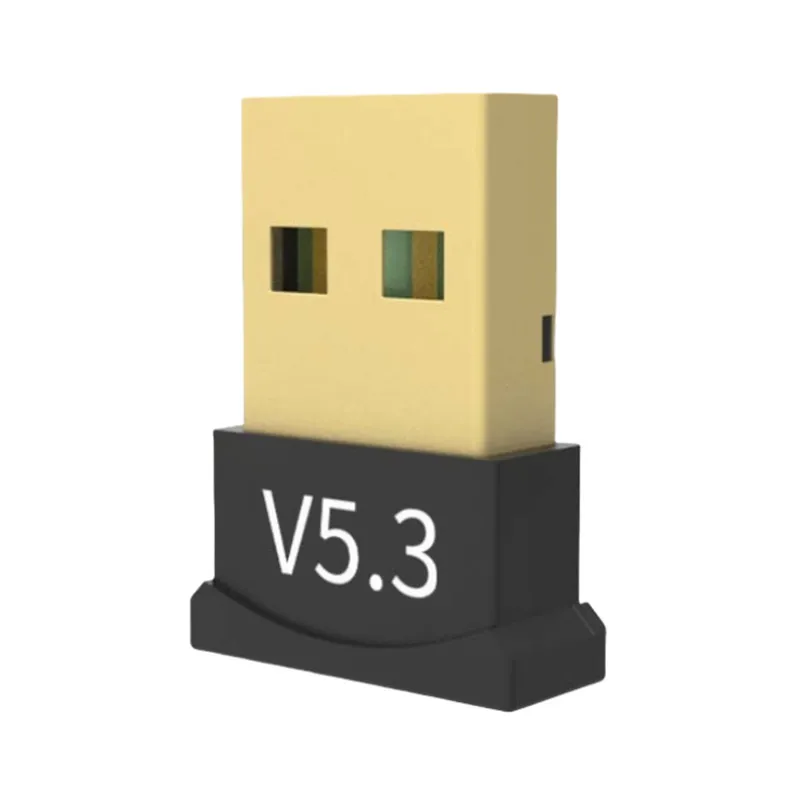 Adaptateur USB Bluetooth 5.3 pour PC ordinateur portable Dongle sans fil adaptateur Bluetooth Support souris clavier Windows 7/8.1/10/11