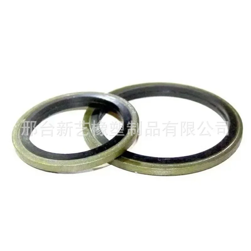 6/8/10/12/14/16mm Bonded Washer Metal Rubber Oil Drain Plug Gasket Fit M6/M8/M10/M12/M14/M16 Combined Washer Sealing Ring