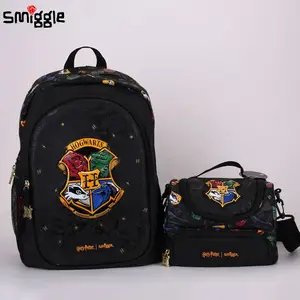 Bolsa Escolar de Harry Potter mochila con insignia para ordenador portatil papeleria Hogwartss bolsa trasera de viaje mochila para ordenador regalo para estudiantes AliExpress