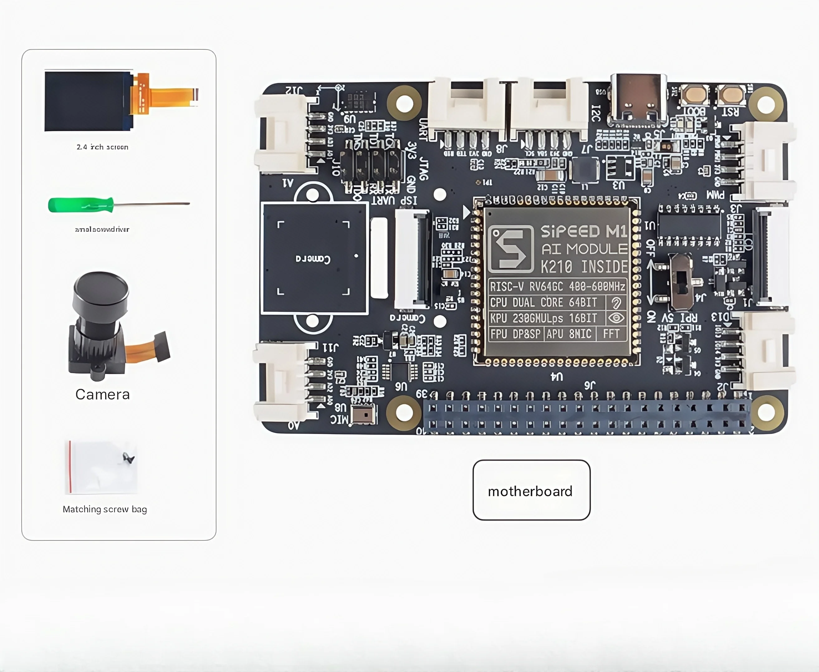 Sipeed maix Hat AIOT Development Board Grove AI HAT طبعة محدودة حافة الحوسبة ملحقات Raspberry Pi K210