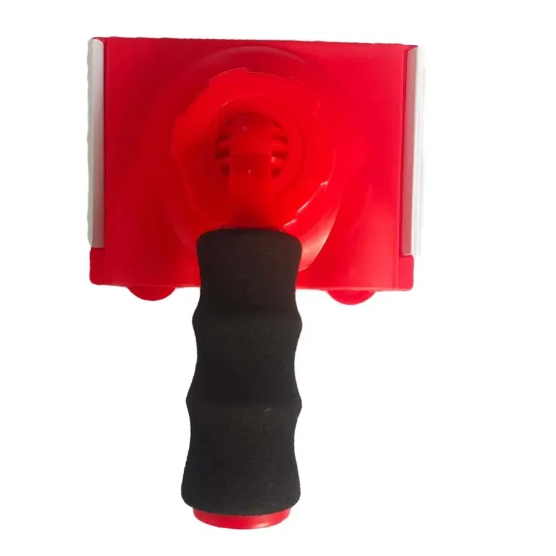 Бытовая щетка для латексной краски с ручкой, пластиковая + нейлоновая щетина, щетка для чистки угла стены комнаты с телескопическим стержнем