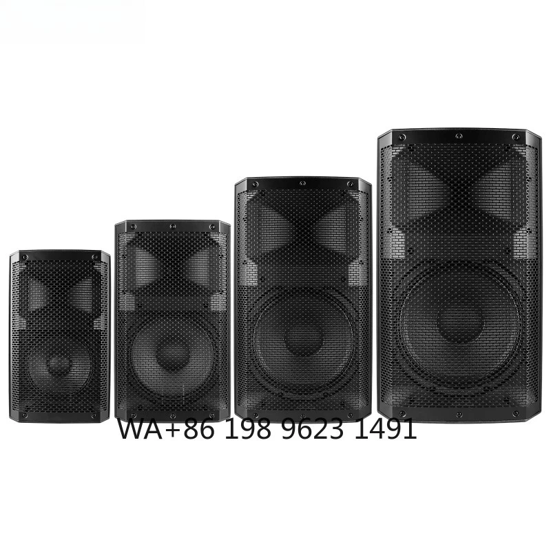 8/10/12/15 Inch 2-Way Wooden Full Range Speaker Professional Audio System for Karaoke Party Stage Sound Equipment