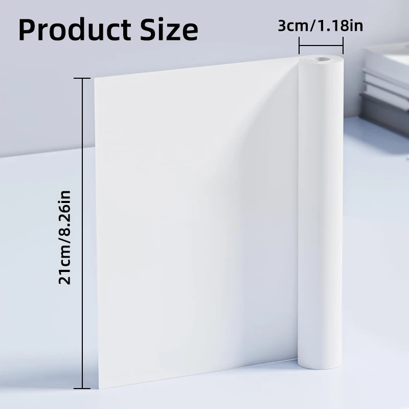 4Rolls/Box,A4 Roll Thermal Printing Paper,For School,Exam Papers,Home,Office,Document Contract Printing,Compatible Portable A4 Thermal Printer