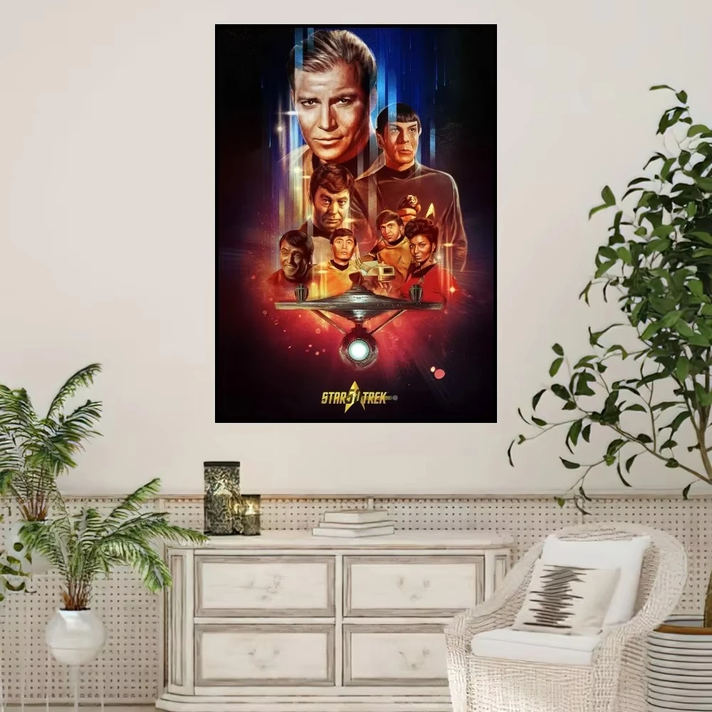 Movie Star T-Trek Poster Prints Wall Sticker Painting Bedroom Living Room Decoration Office Home Self Adhesive