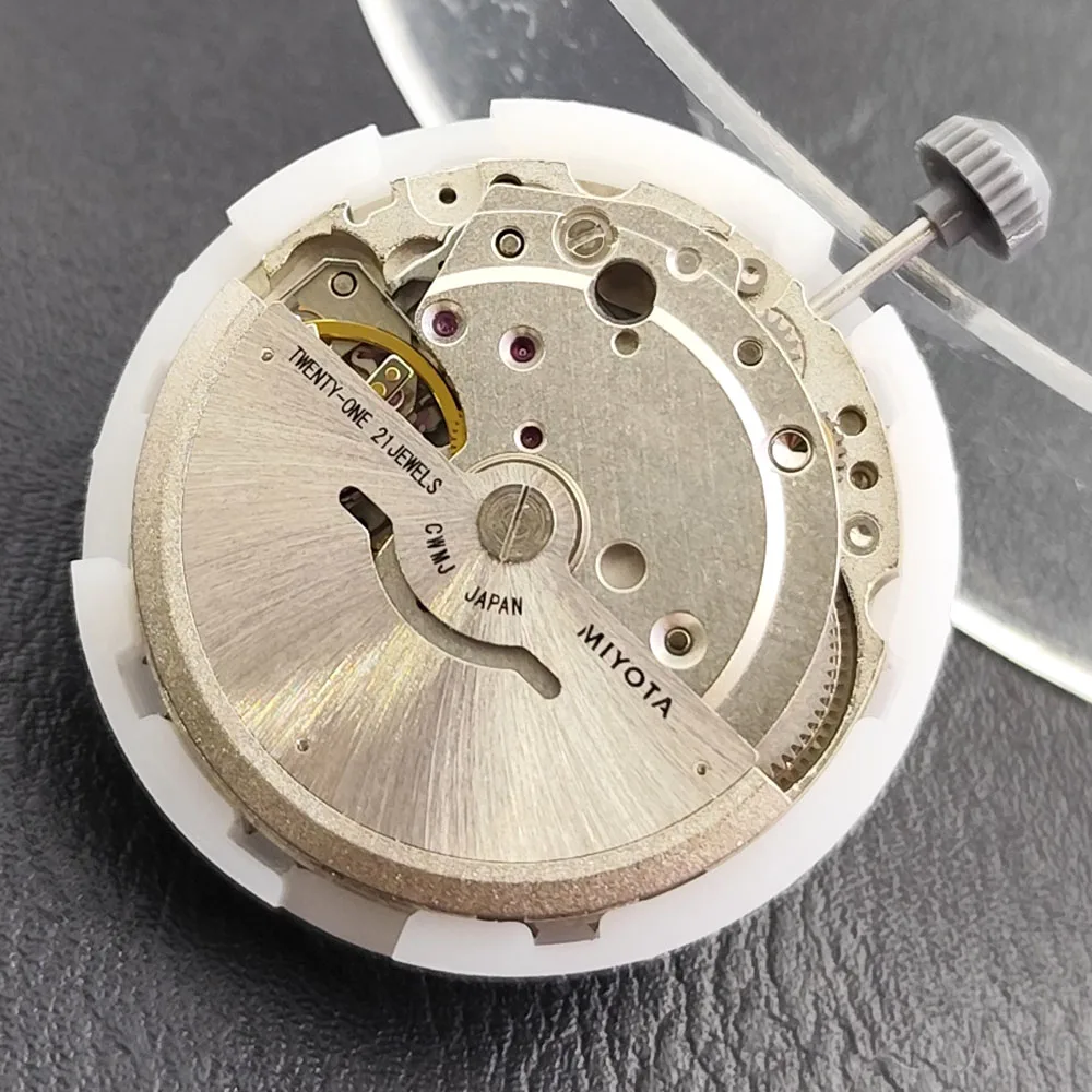 Genuine Miyota 8285 Automatic Mechanical Movement Mod Day-Date Watch Mechanism with Week at 12:00/Date at 3:00 O'clock 21 Jewels