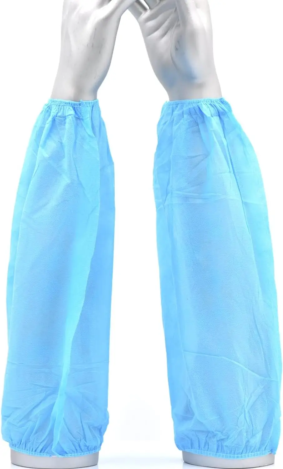 

Многоразовые нарукавники из нетканого материала с эластичными застежками, растягивающиеся синие чехлы