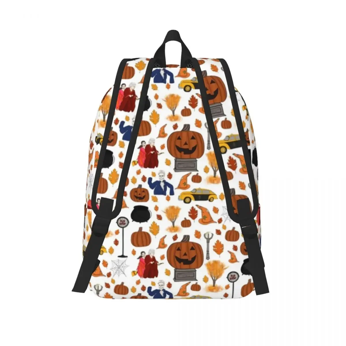 Halloweentown Halloween Happy Backpack Middle High College School Student Pumpkin Party Bookbag Men Women Daypack with Pocket