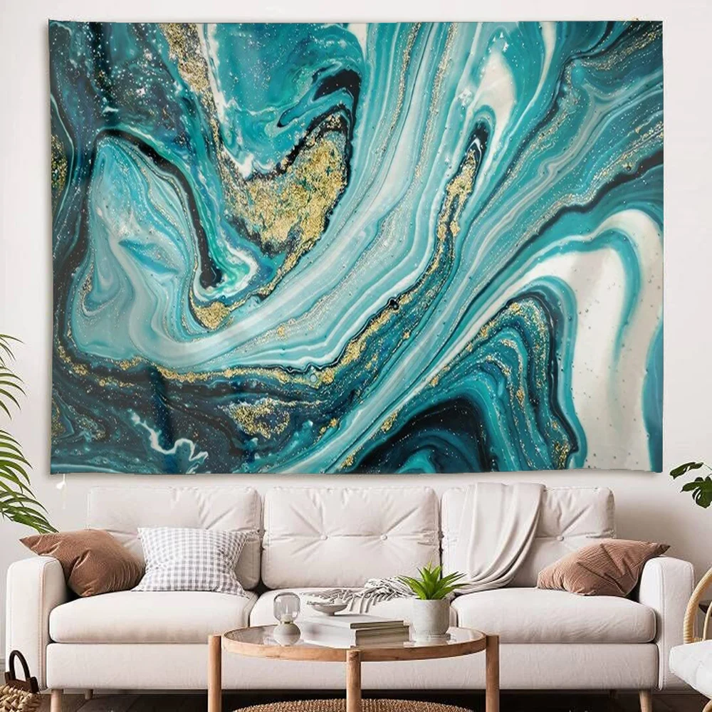 Marble Textured Living Room Large Tapestry Bedroom Aesthetic Wall Tapestry Simple Style for Home Decoration Women Children Gifts