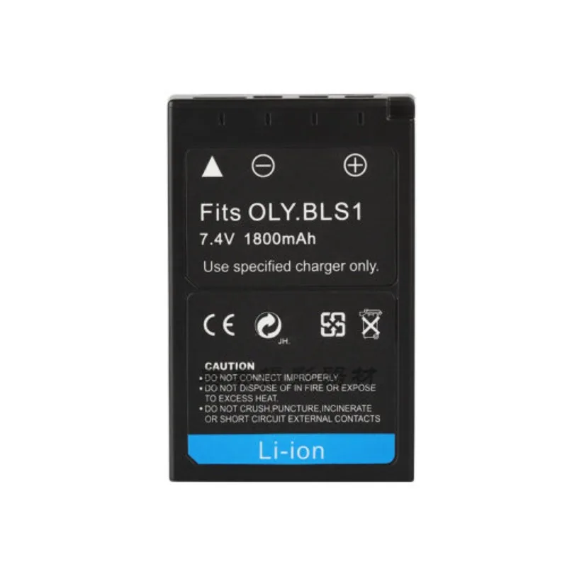 OLY。 BLS1 カメラバッテリー、充電器 オリンパス E PL7 PL2 PL1 PL6 PM2 PL5 P1 P2 デジタルカメラ用 7.4V 1800mAh