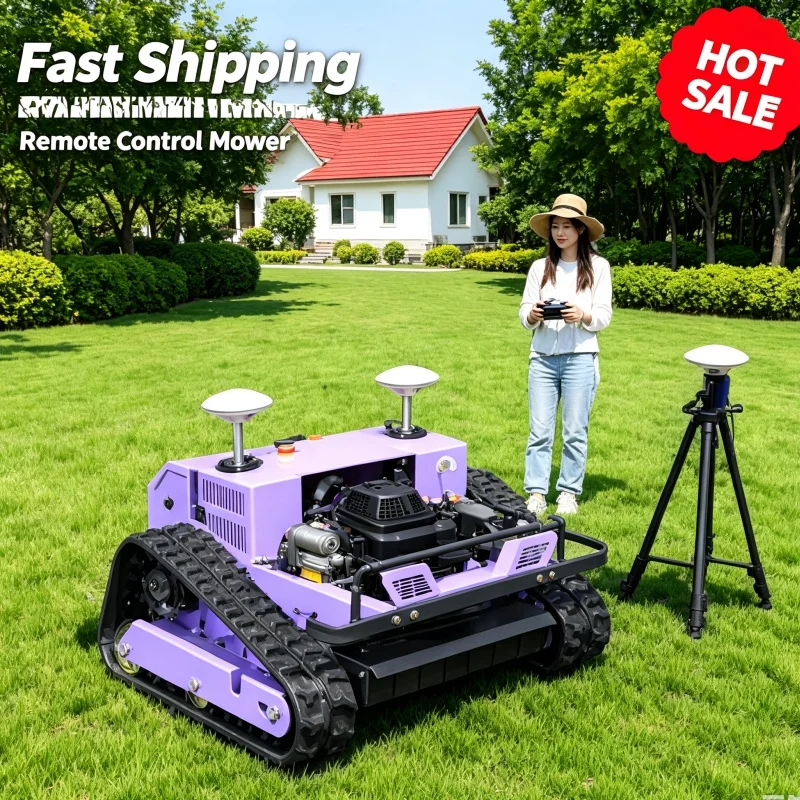 Customized GPS Lawn Mower Self Propelled Lawn Mower Lawn Mower Robot High Efficiency Fast Delivery For Farm Slope Lawn