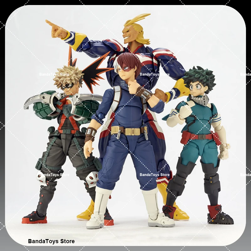 Original Kaiyodo Figure Amazing Yamaguchi Series My Hero Academia Midoriya Izuku All Might Todoroki Shoto Bakugou Katsuki