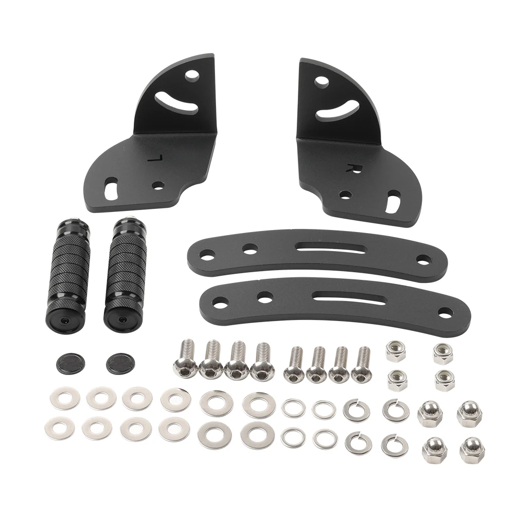 Pair Floor Board Highway Road Pegs Adjustable Foot Rest Extensions Mounts Footpegs For Can Am Spyder F3 2015-2025