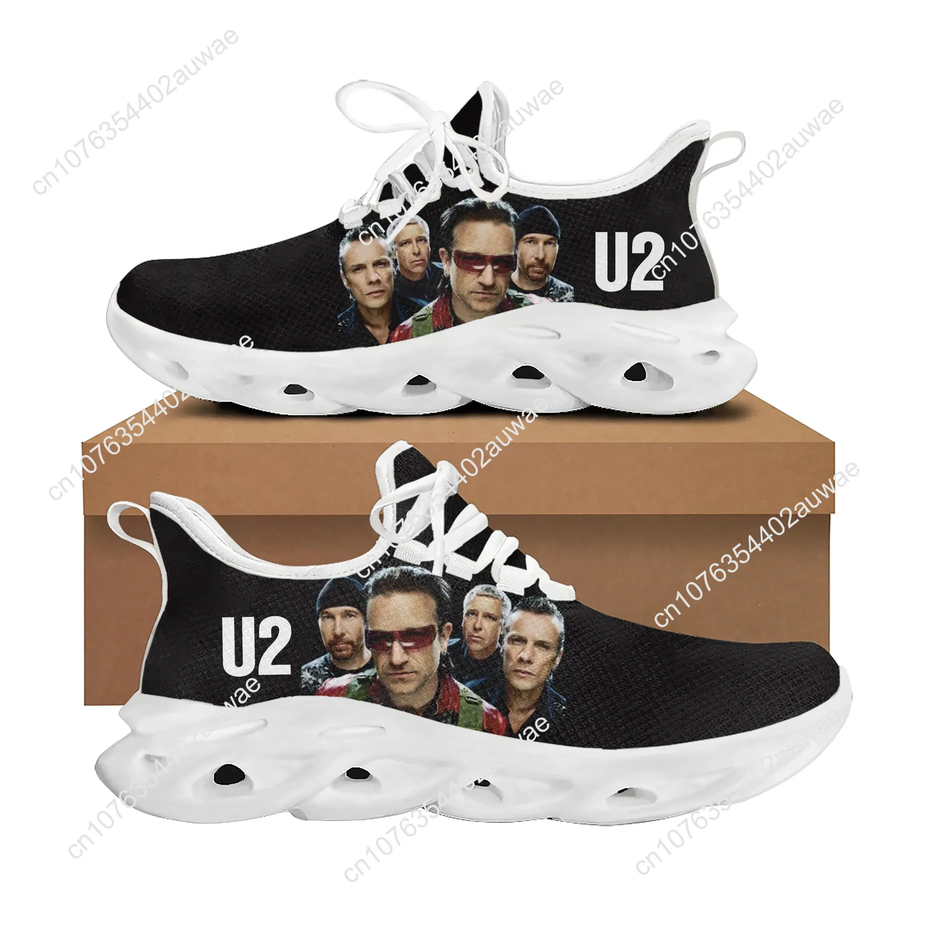 U2 Rock Band-Zapatos Deportivos punk para hombre, mujer y niño, zapatillas informales personalizadas de alta calidad para parejas