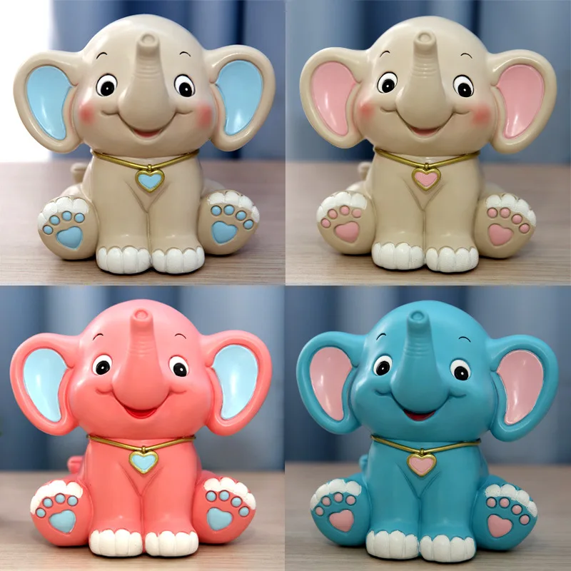 4 colori elefante moneta salvadanaio bambini bambini salvadanaio regalo di capodanno decorazioni per la casa