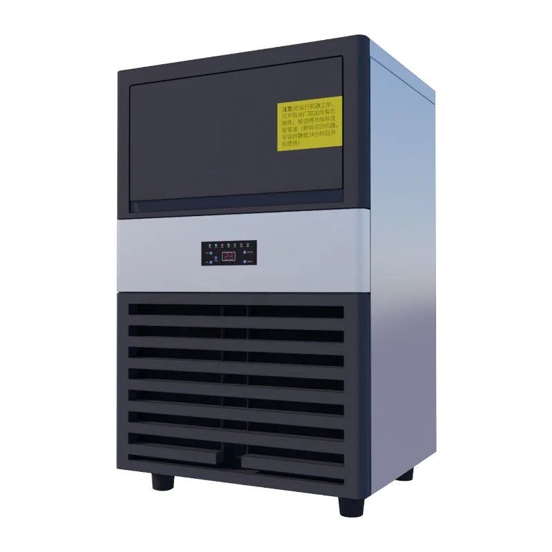 

Коммерческий льдогенератор для кофейни, машина для производства кубиков льда для магазина молочного чая, маленькая машина для производства квадратного льда