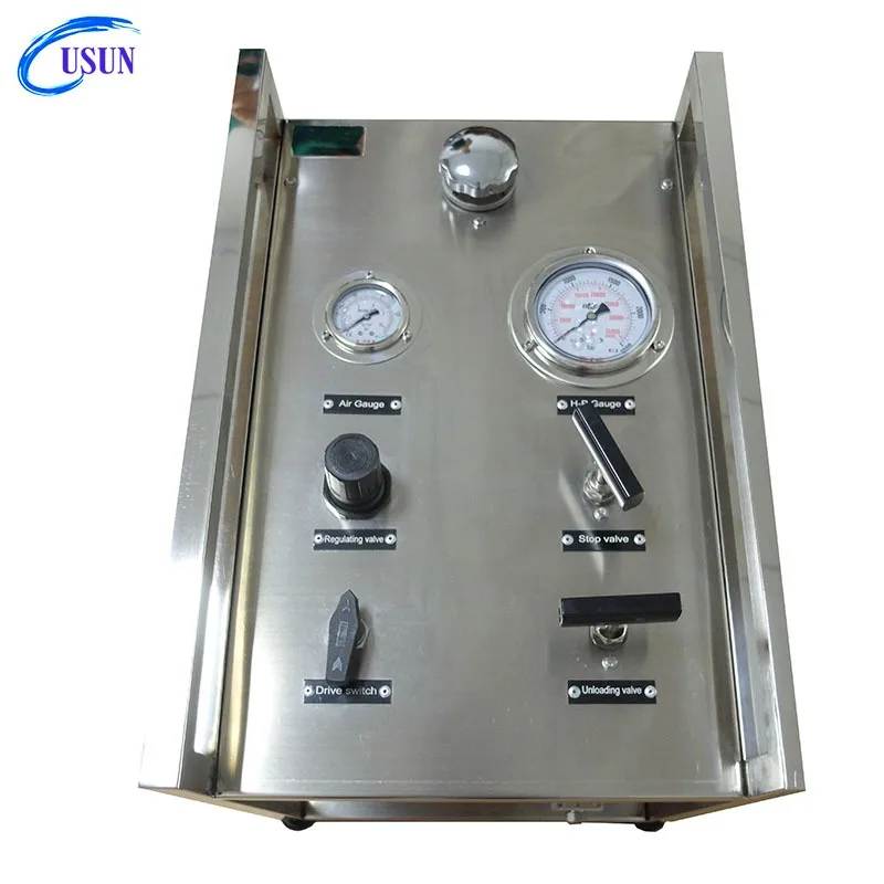 Hot Sale Usun Model: Usah Air Driven Hydraulic Pressure Test Pump System For Hose. Tubes And Valves