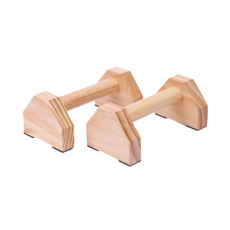 New Type of Fitness Push-ups Gymnasium Exercise Training Chest H-shaped Wooden Calisthenics Handstand Parallel Rod Double rod