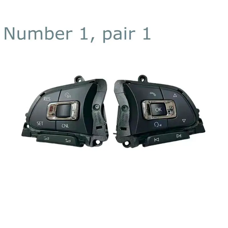 Suitable for Golf 7 mk7 multifunctional steering wheel button upper cover shell 5G0 959 442 T/442P/442AA/442R