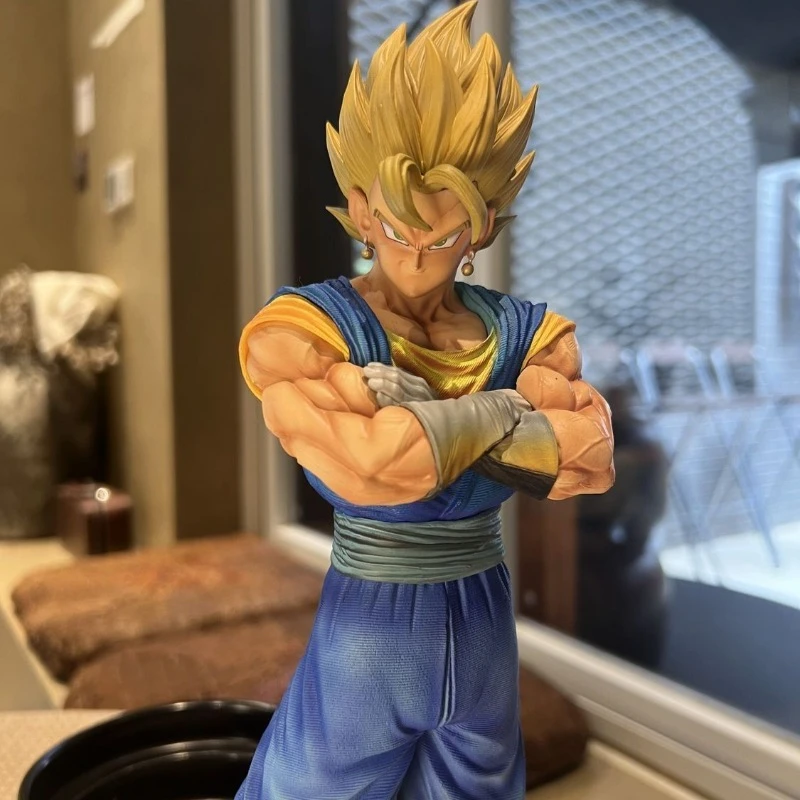 Bandai Banpresto Vegetto Light and Shadow Coating Peripheral Ornaments Pixiv Trendy Play Kids Toys Anime Figure Collection Model