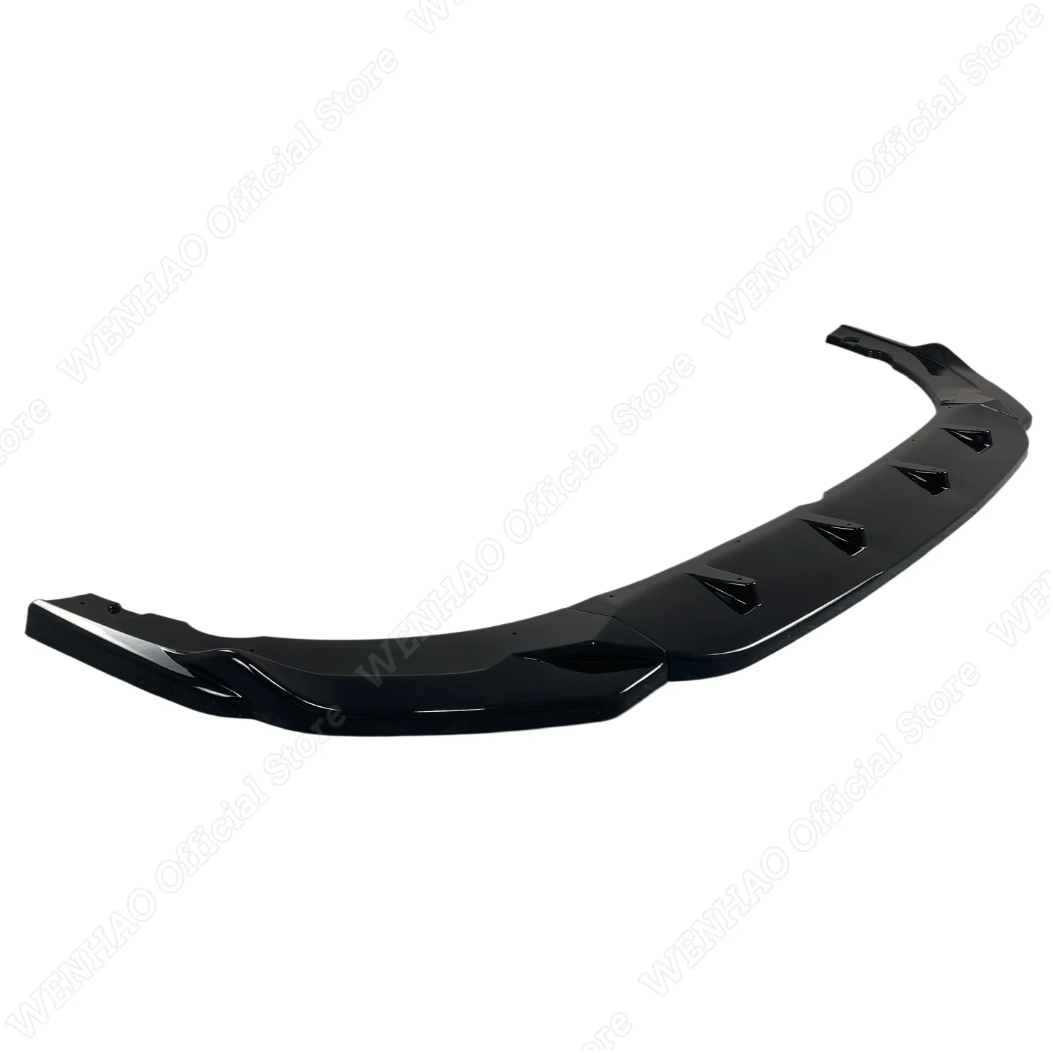 3-teiliger ABS-Kunststoff Frontspoiler in glänzendem Schwarz für VW Golf MK8 GTI R-Line 2020 - 2024, Frontlippe, Kinnverkleidung, Bodykit, Tuning – Detail 5