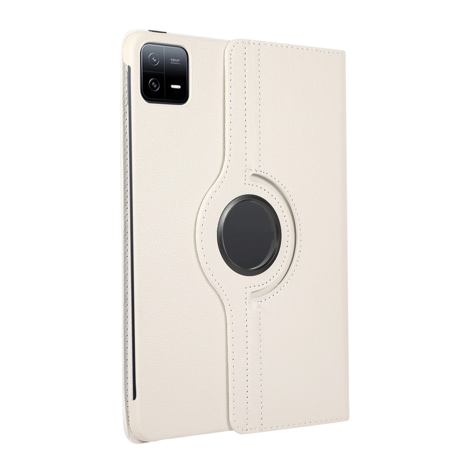 เคส360หมุนได้สำหรับ Xiaomi Pad 6S Pro 12.4นิ้ว2024หรูหราหนัง PU แบบตั้งได้เคสปกป้องตัวเครื่องกรอบแท็บเล็ต