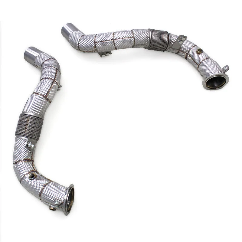 ACE Bestseller Auspuff-Downpipe für BMW S63 X5M F85 X6M F86 4.4T Hochleistungs-SUS304-Auspuffkrümmer mit Hitzeschutz – Detail 10