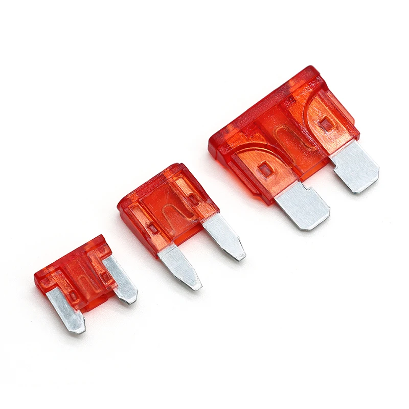 10~100Pcs Car fuse 1A/2A/3A/4A~50A 12V plug-in accessories Safe and fast response effectively protect the car circuit operation