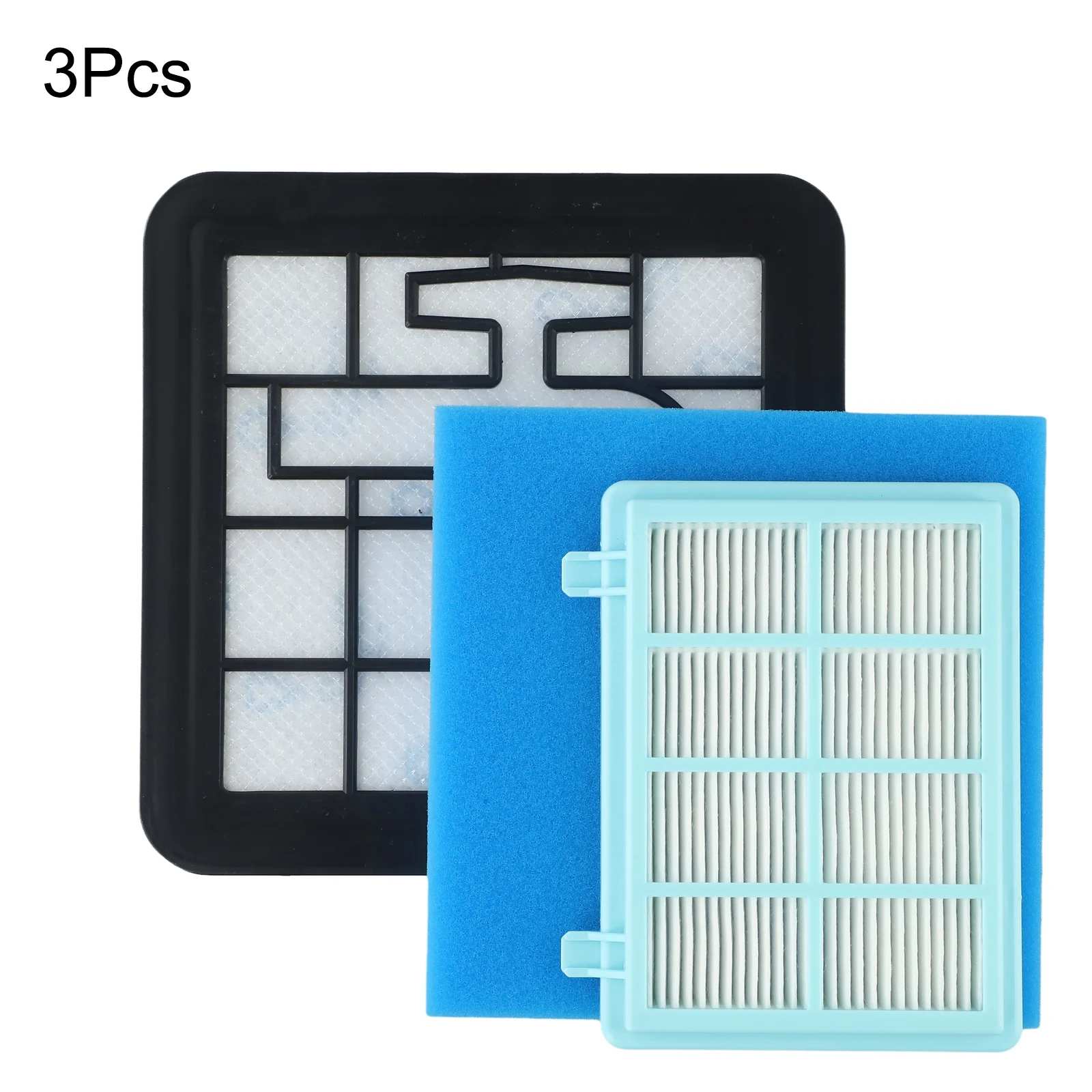 3pcs Replacement Filter Set For FC9331 09 FC9332 09 FC8010 01 Power Pro Compact Vacuum Cleaner Parts Motor Foam