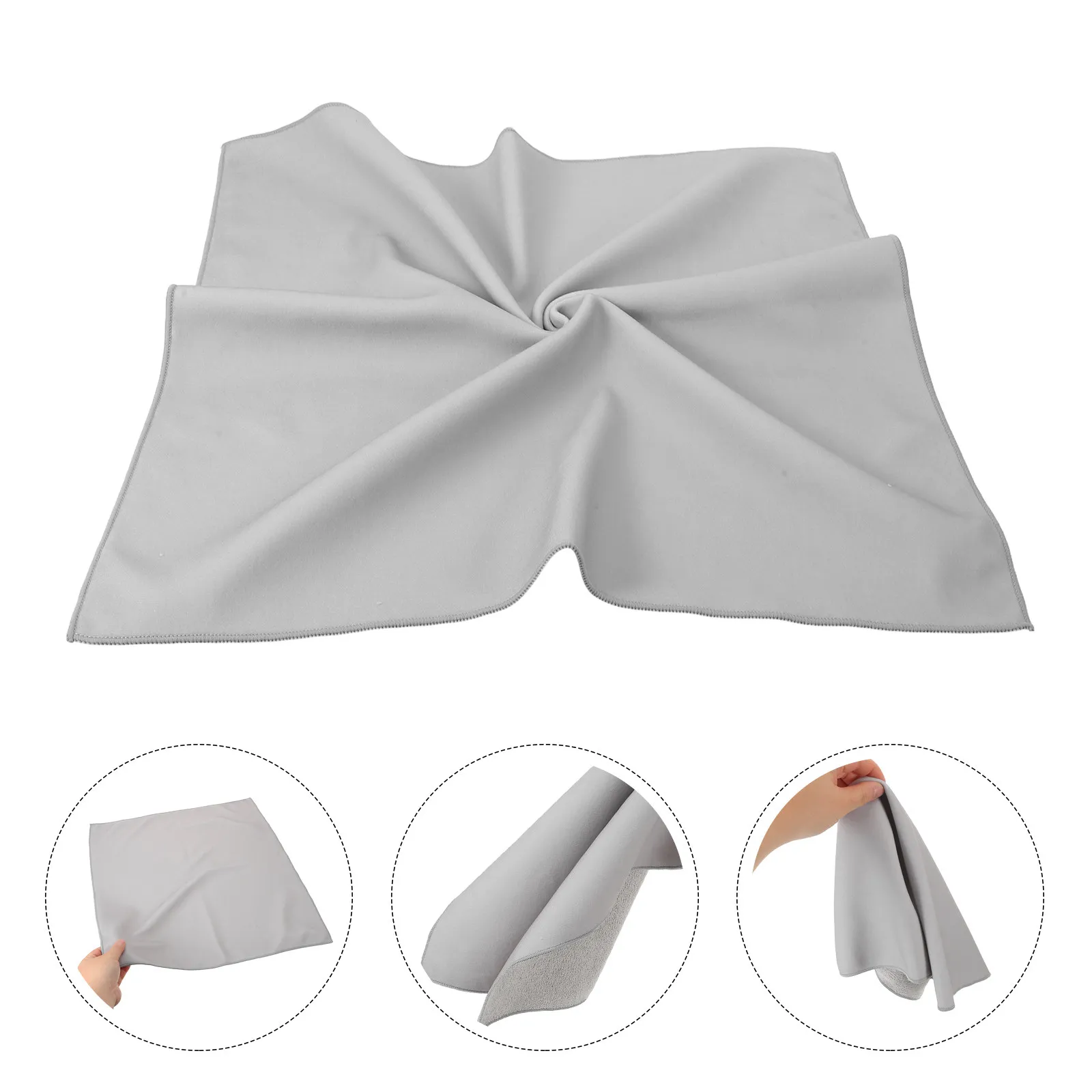 Protective Wrap Anti-Scratch Lens Camera Wrap Light Grey 17.49x17.29 Photography Accessories Camera Storage Protective Cloth