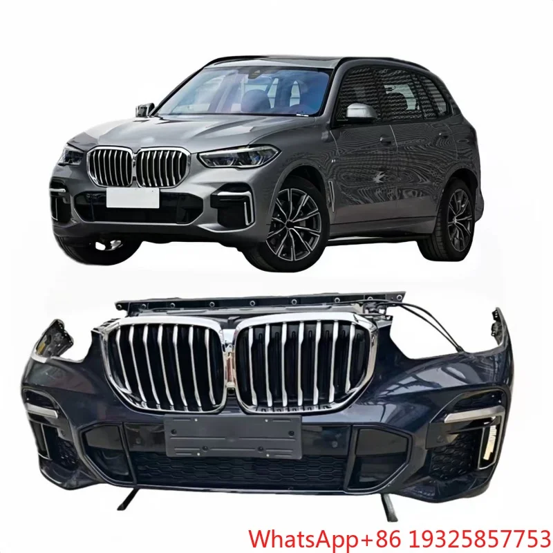 Front Bumper Assembly Body Kit for BMW-X5 G18 LCi New LED Headlight Nose Cutting Complete Front New Assembly
