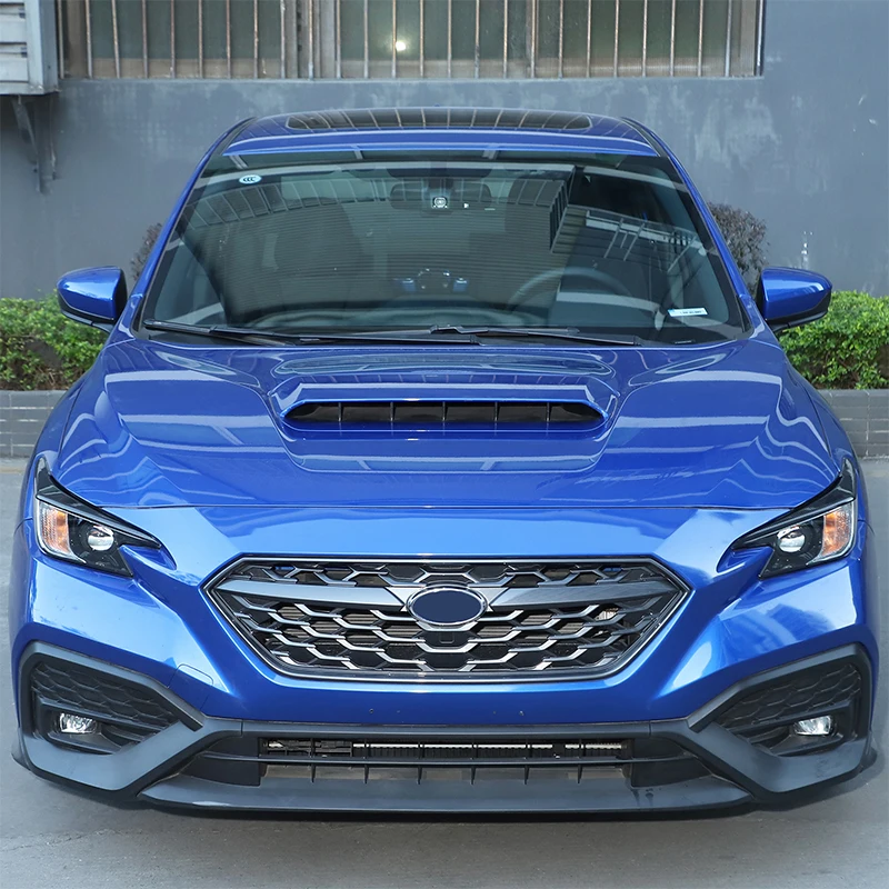 For Subaru WRX Levorg 2022-2023 Real Carbon Fiber Car Headlight Brow Trim Sticker Car Exterior Protection Accessories