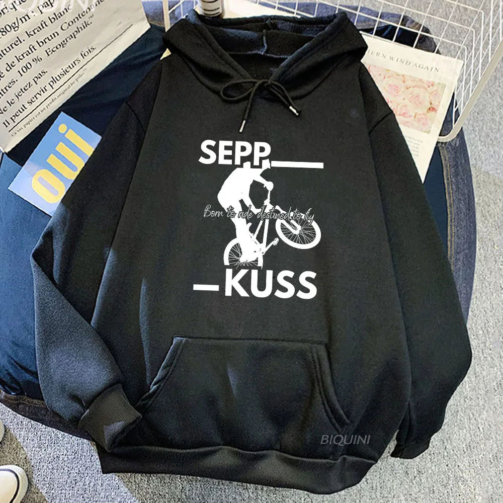 Sepp Kusss Print Hoodies Autumn Winter Men's Sweatshirt Long Sleeve O-neck Pullovers Male/female Comfortable Fleece Tops Clothes