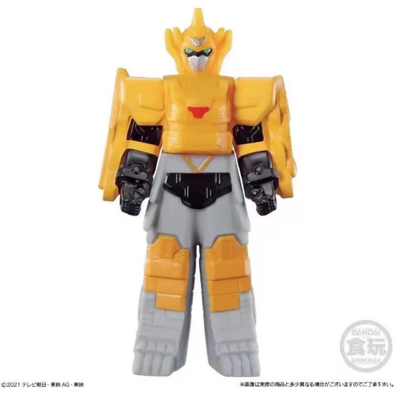 Bandai Kikai Sentai Zenkaiger pembuka makanan dan bermain plastik lembut Caesar Action figure mainan anak-anak hadiah ulang tahun