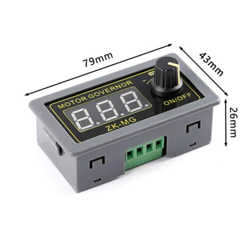 Sterownik silnika DC Regulator prędkości silnika PWM ściemniacz światła cyfrowy wyświetlacz LED enkoder 5V 12V 24V