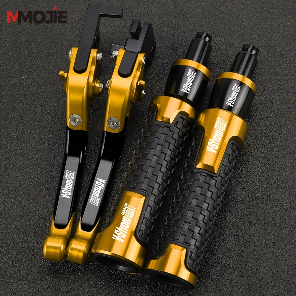 

FOR Suzuki VSTROM 1000XT VSTROM1000XT 2014-2021 2020 2019 Foldable Brake Clutch Levers 7/8'' 22mm Handlebar Handle Grips Ends