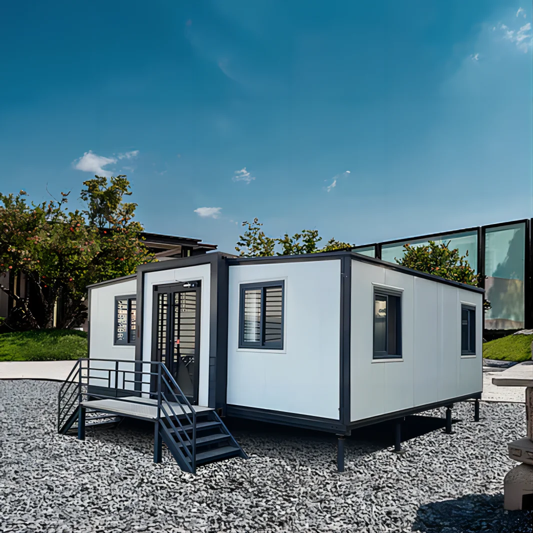 Customized Double Wing Expansion Folding House Movable Foldable House For Villa,office,public
