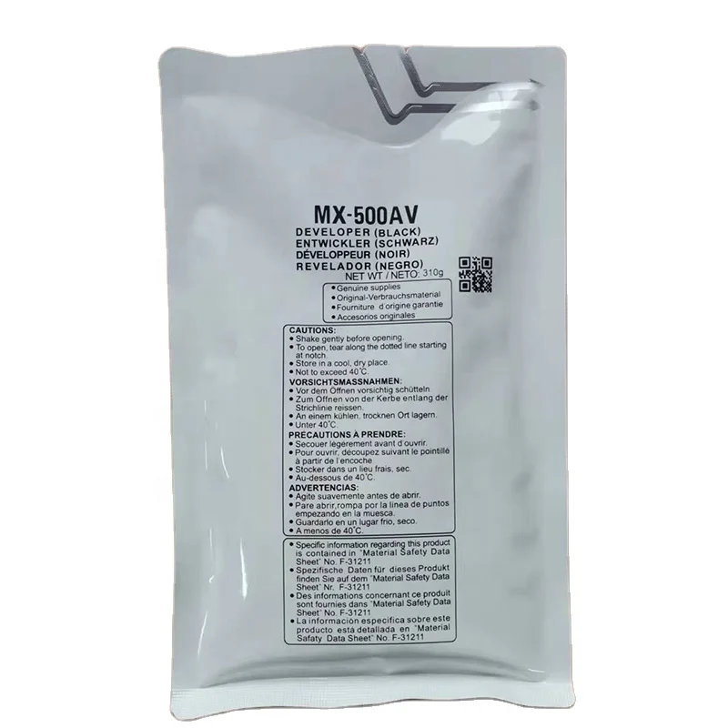 Compatible MX500AV MX-500CV MX-500AV Developer for   MX 283 MX363U MX453U 503U 4528U Developer Powder MX500CV